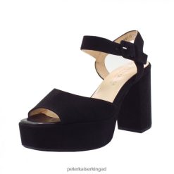 Peter Kaiser 448VF142 jalatsid must seemisnahk naised felicia pahkluu rihmaga platvormsandaalid