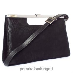Peter Kaiser 448VF259 tarvikud must sisalik seemisnahk naised wye õhtukott